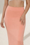 Zivame All Day Seamless Mermaid Saree Shapewear With Removable Drawcord - Coral Pink — thumbnail 4